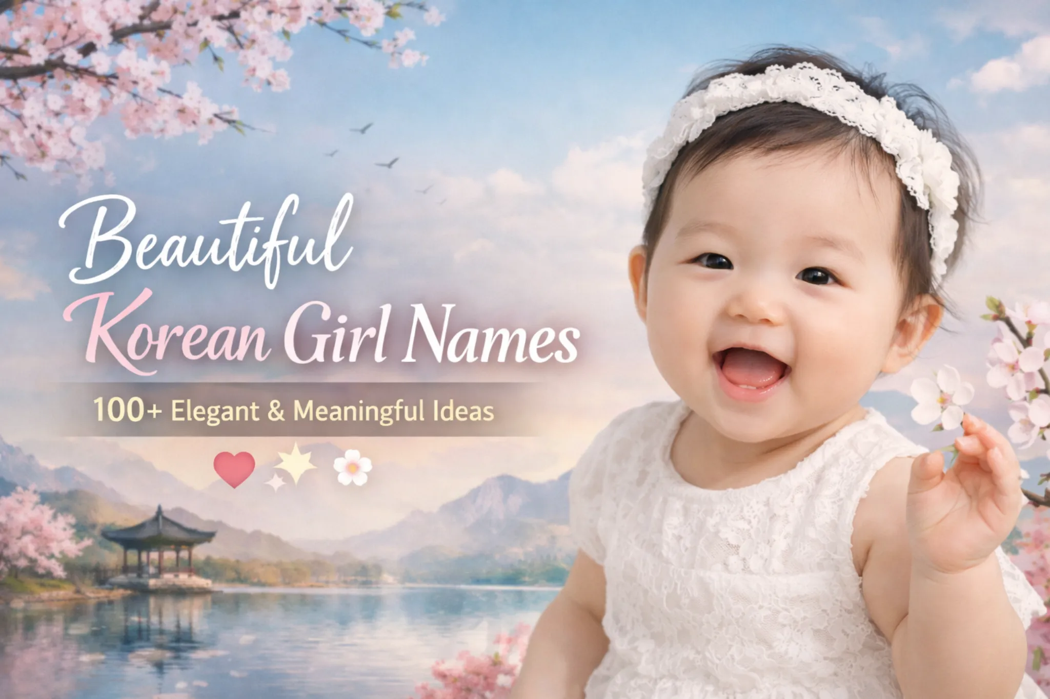 beautiful korean girl names