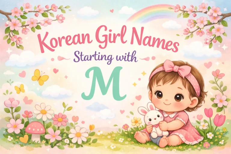 korean girl names that start with m