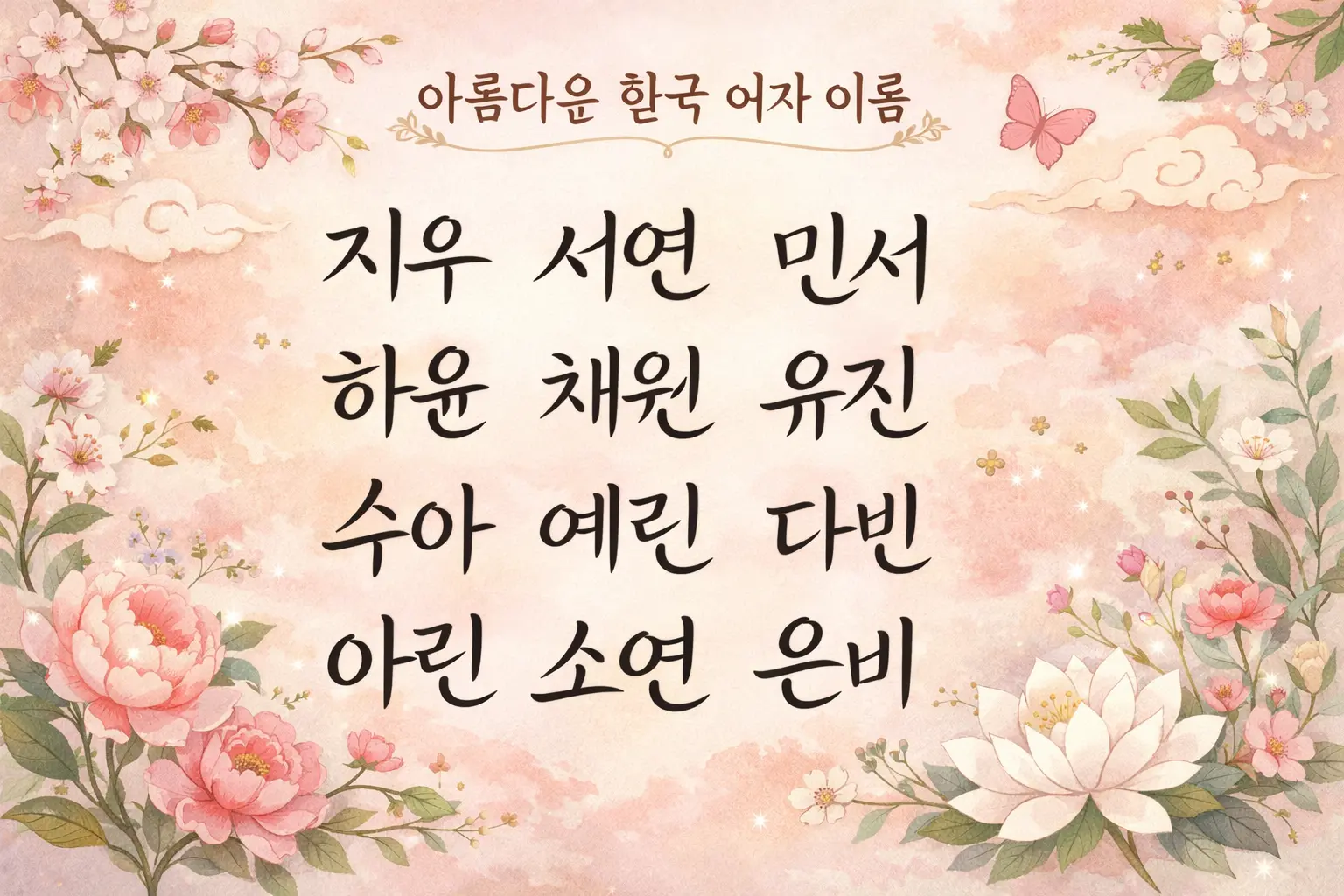 korean girl names with surnames