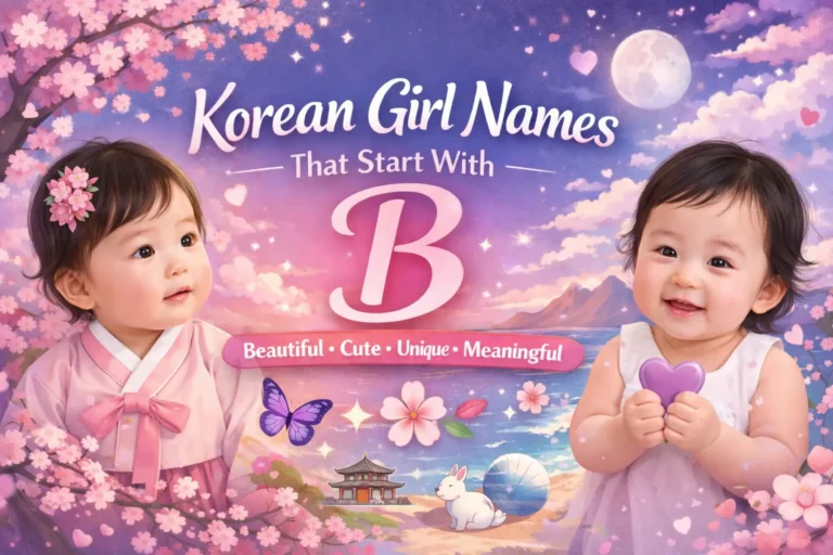 korean girl names that start with B