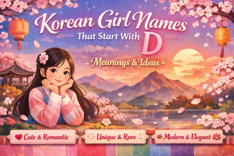 korean girl names that start with D
