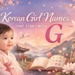 korean girl names that start with G
