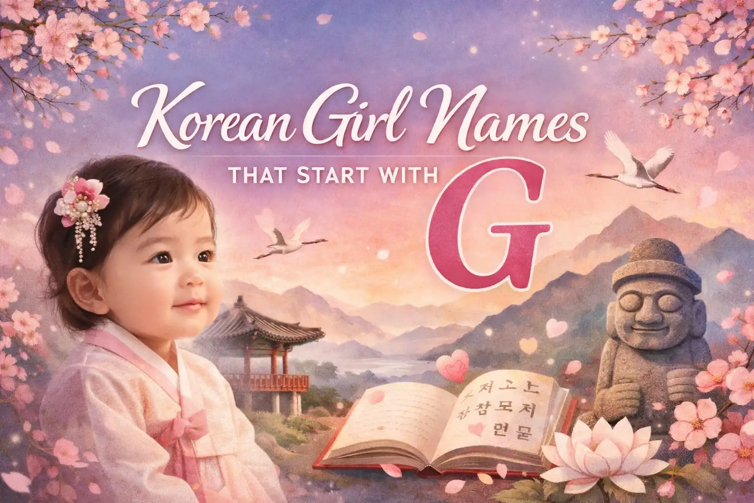korean girl names that start with G