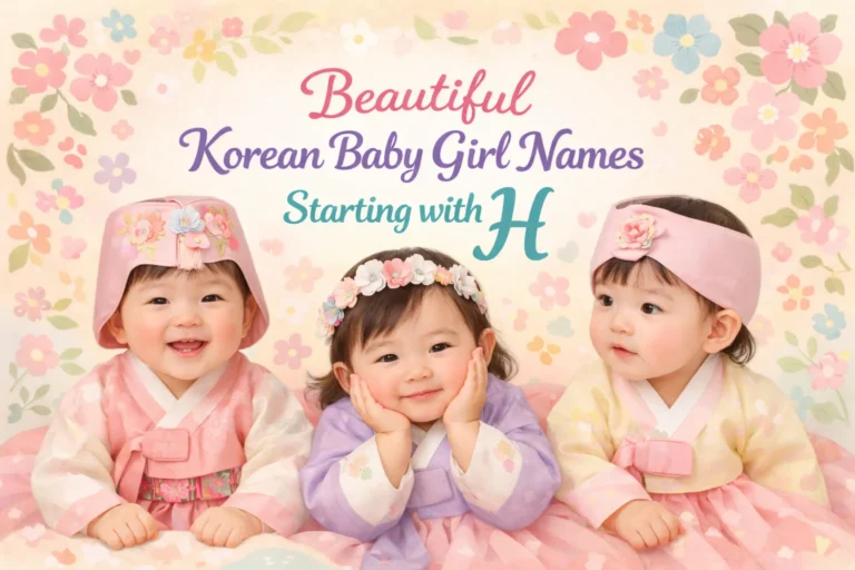 korean girl names that start with h