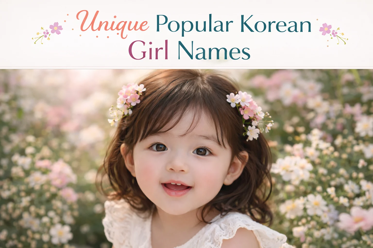 unique korean girl names