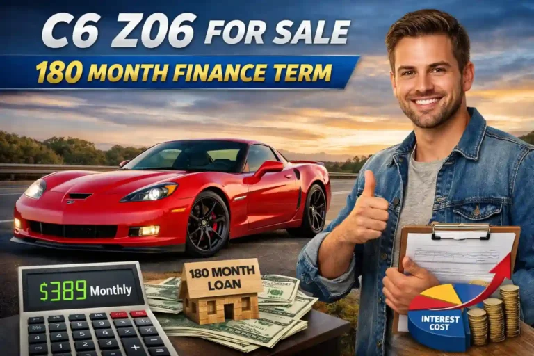c6 z06 for sale 180 month finance term