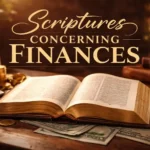 scriptures concerning finances